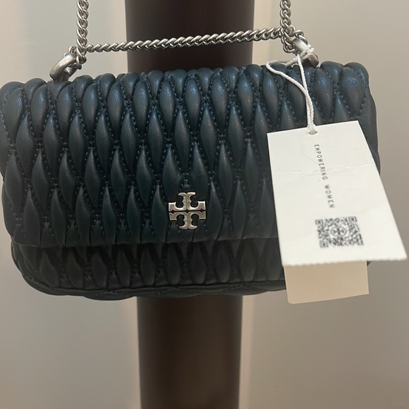 Brandnew TB Kira Ruched Mini Flap Bag - Picture 5 of 5